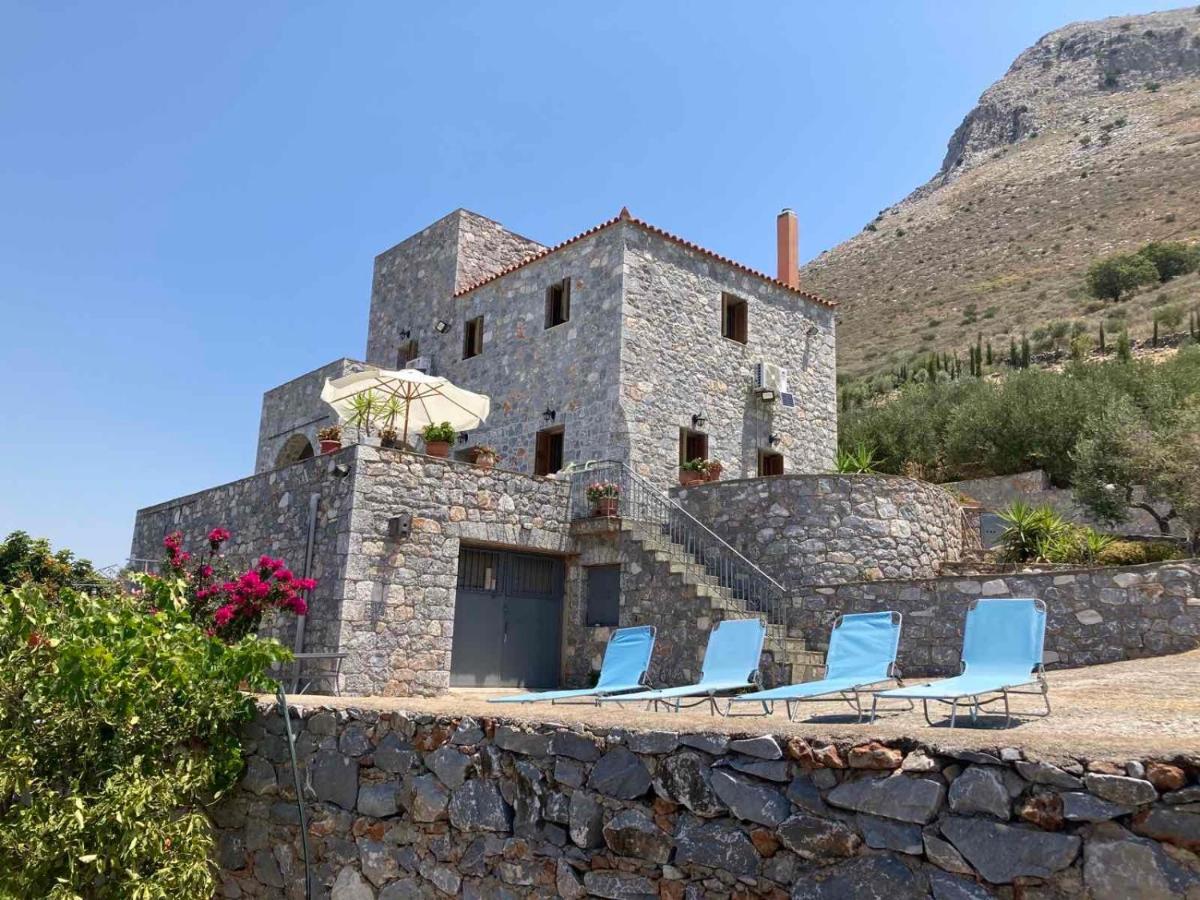 Πύργος Παραδοσιακός Με Μαγευτική Θέα - Villa Traditional Tower With Amazing Sea View อาเรโอโปลิส ภายนอก รูปภาพ